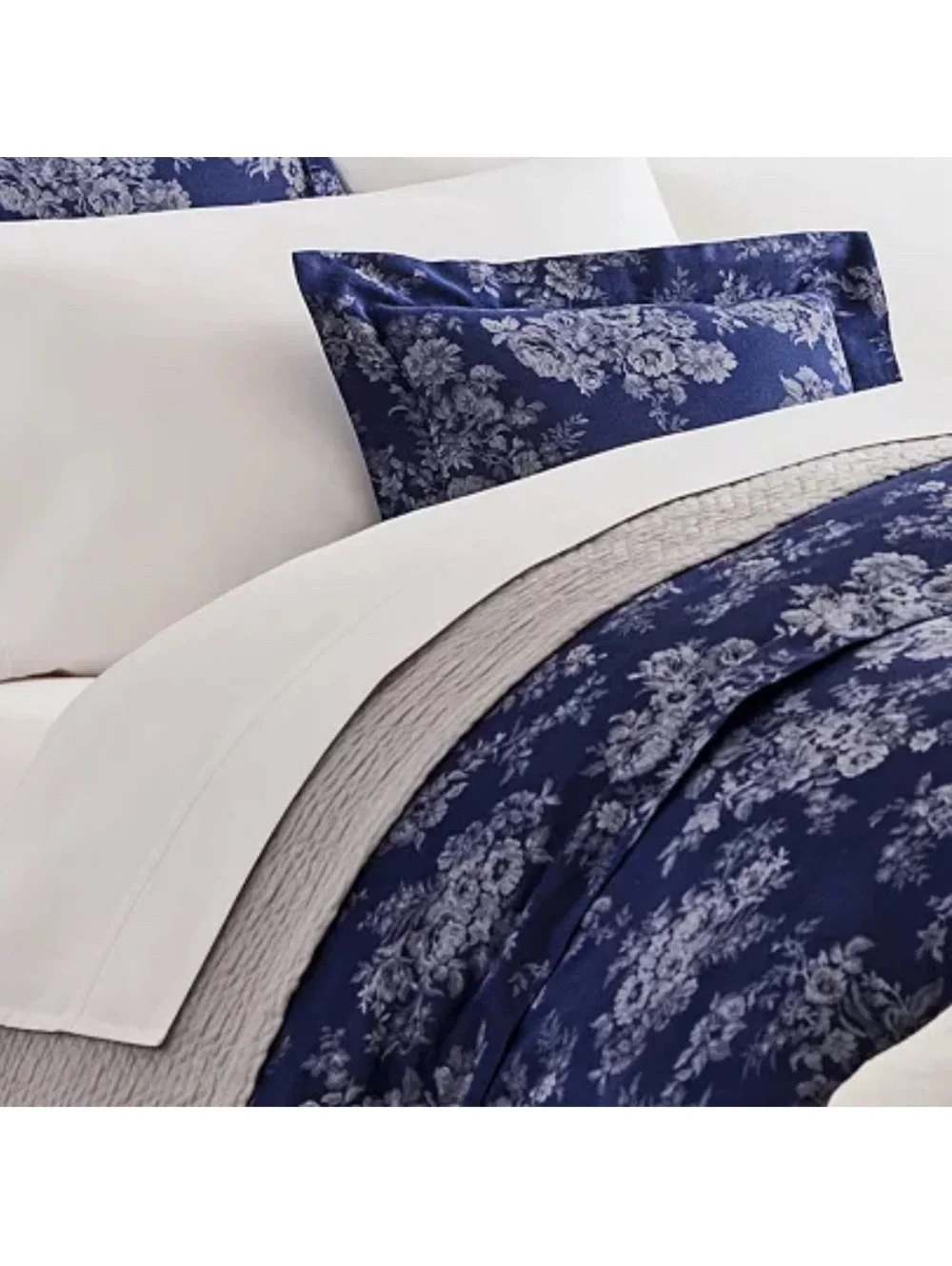 Lauren Ralph Lauren Mya Floral Duvet Cover in Navy, NEW, Size Queen $430